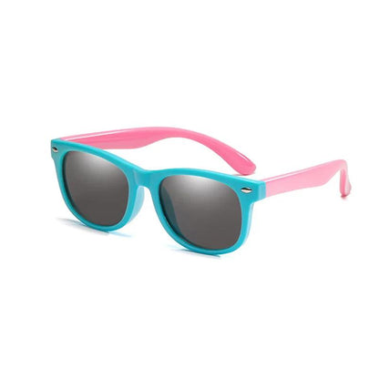 Polarized Kids Sunglasses TR90 Silicone Gel Frame
