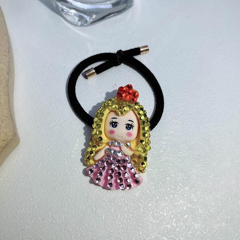 Children's Cute Cartoon Hair Circle Bangle Hair Rope