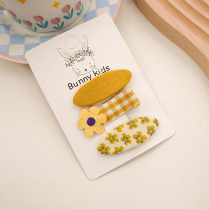 Children's Fabric Floret Hair Accessories Hairpin