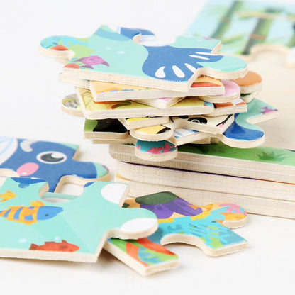 Small Wooden Jigsaw Puzzle for Children