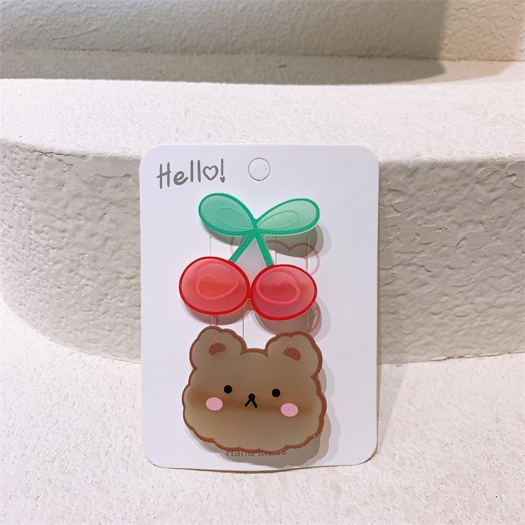 Children's Cartoon Bear Hairpin