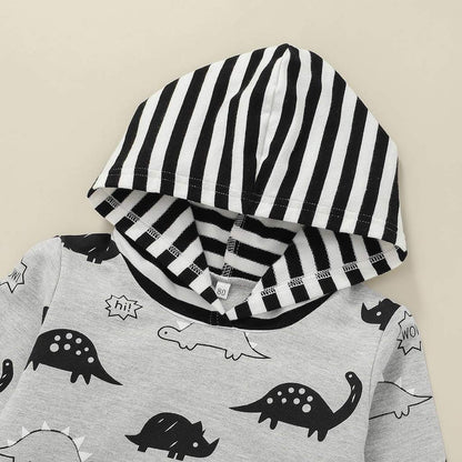 Children's Sweater Cartoon Pullover Two-piece Set