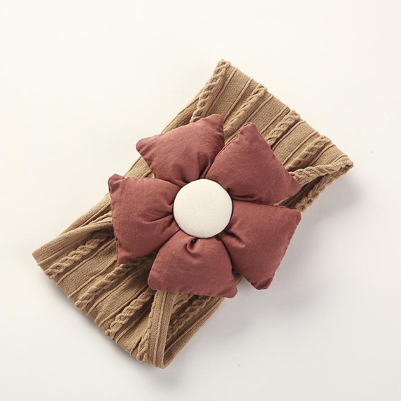 Children's Nylon Flower Hair Band