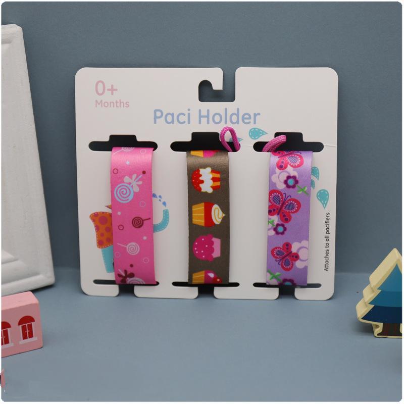 3pcs/set Colorful Baby Nipple Anti-dropping Pacifier Clip