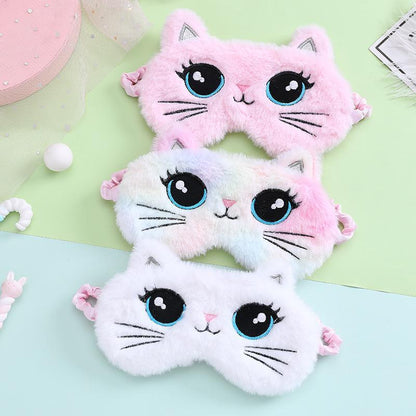 Cartoon Big Eye Plush Eye Patch Children's Eyeshade