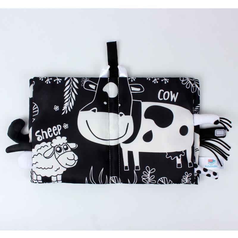 Baby Cloth Book, Stereoscopic Tail Can't Tear Books Toys