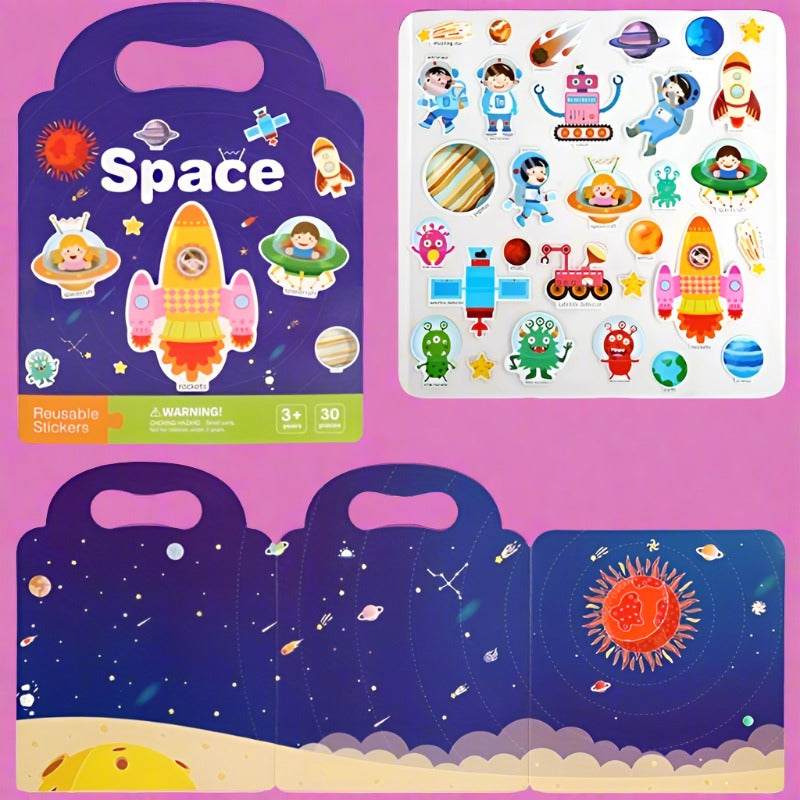 Reusable Sticker Books For Children Gift