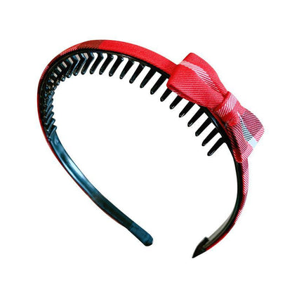 Children's Bow Hair Hoop Toothed Non-slip Hairpin