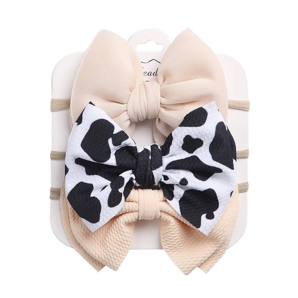 Children's Headdress Bow Hair Tie 3pcs/Set