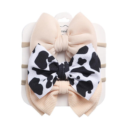 Children's Headdress Bow Hair Tie 3pcs/Set