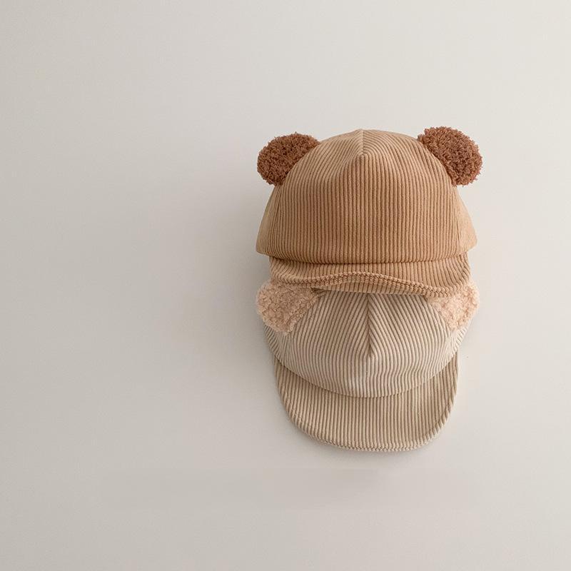 Baby Warm Padded Corduroy Cap