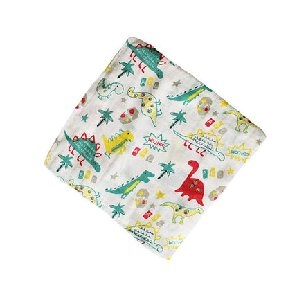 Two layer muslin bamboo fiber baby bath towel blanket wrapper Wholesale