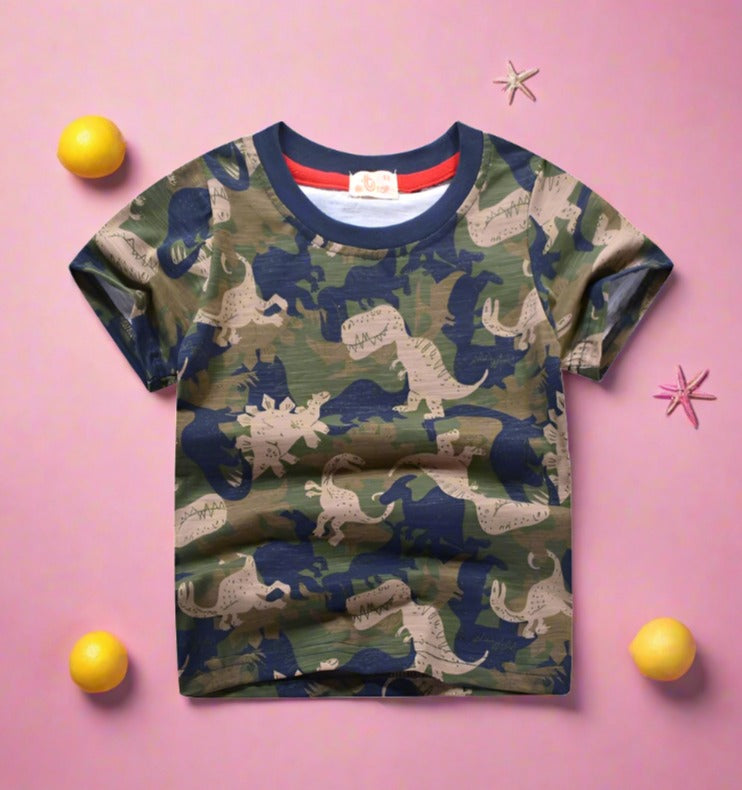 Boys' short sleeve T-shirt treasure