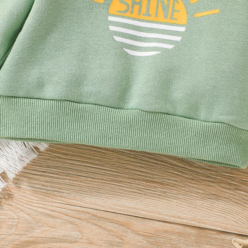 Children's Long Sleeve Crewneck Turtleneck Long Sleeve Tee