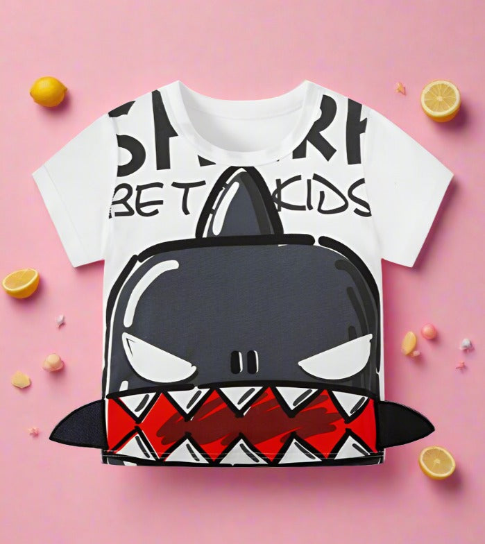Children's short sleeved T-shirt cartoon top