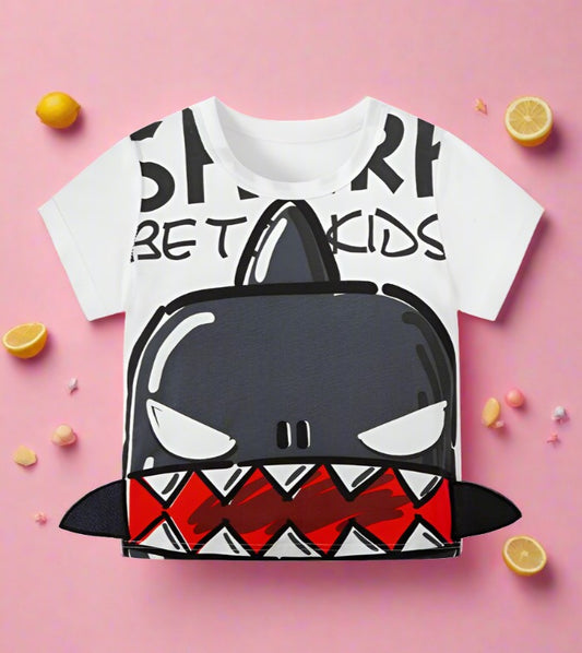 Children's short sleeved T-shirt cartoon top