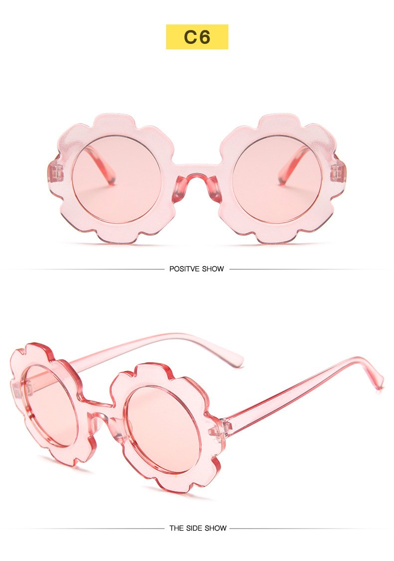3PCS  New sunflower children's sunglasses wholesale