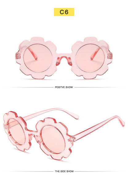 3PCS  New sunflower children's sunglasses wholesale