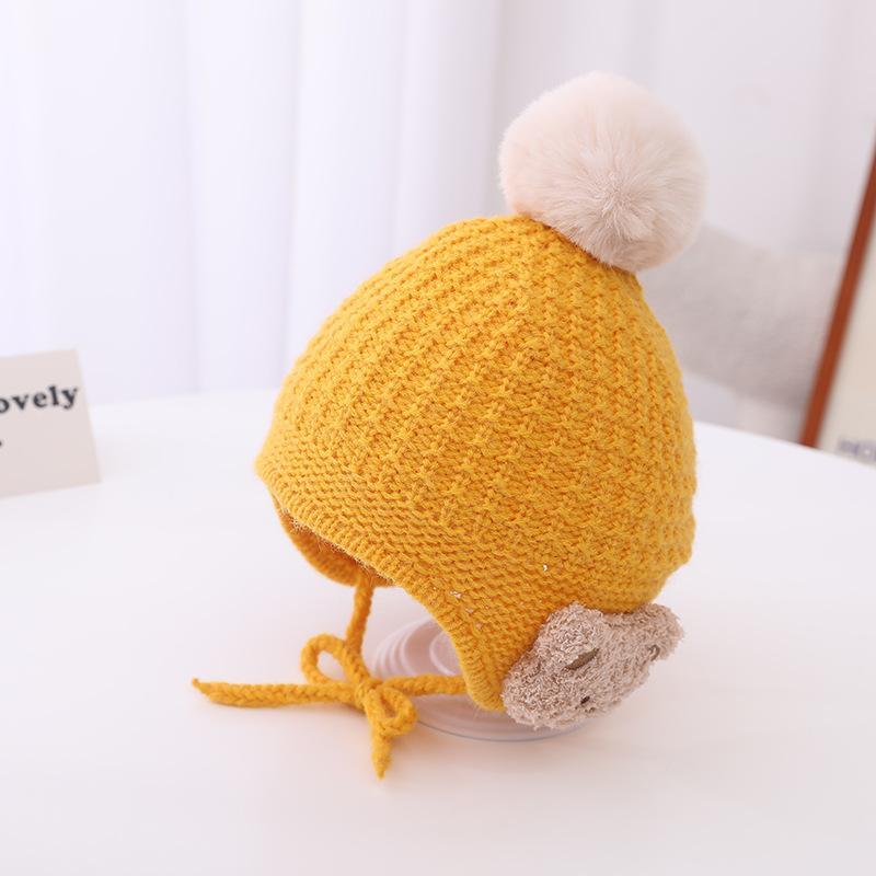 Children's Thickened Warm Knitted Hat Ear Protection Hat