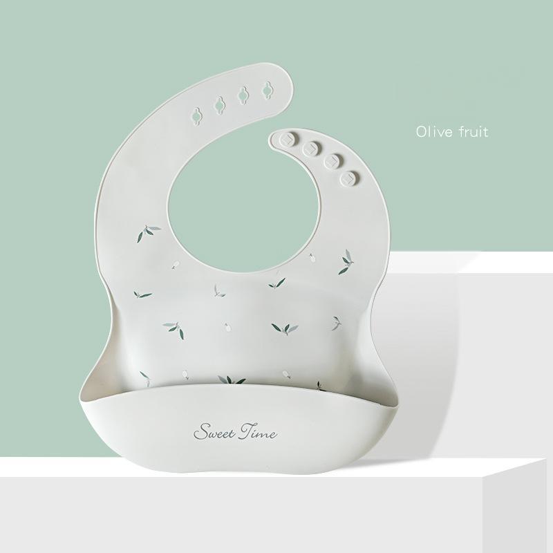 Baby Bib Waterproof Silicone Bib