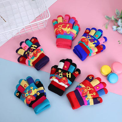 Children's Gloves Thickened Warm Gloves