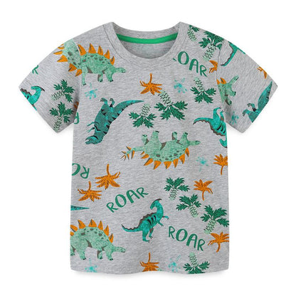 Children's T-shirt cartoon printed baby bottom shirt
