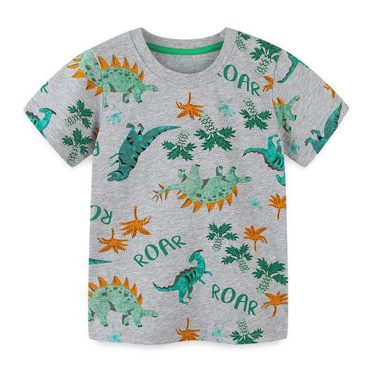 Children's T-shirt cartoon printed baby bottom shirt