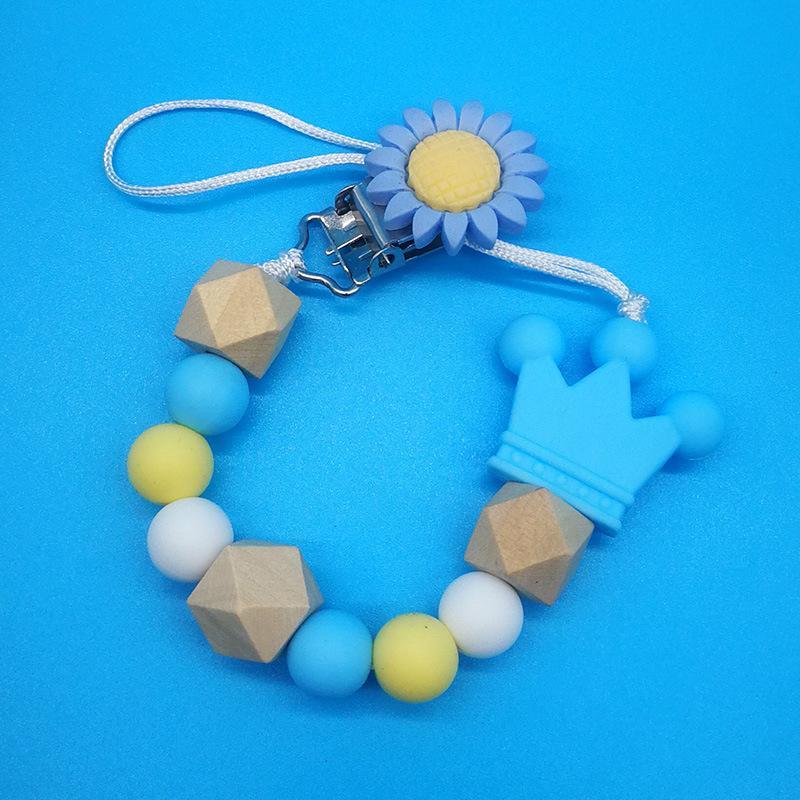 Baby Silicone Pacifier Clip Toy Anti-falling Chain