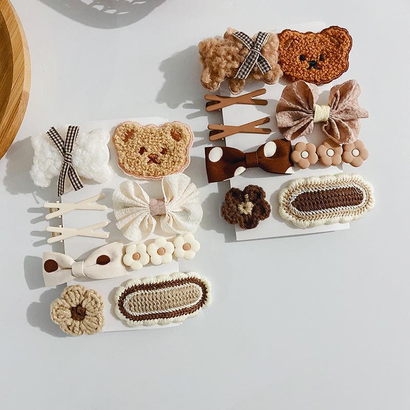 Bear Bow Children's Side Clip Hairpin