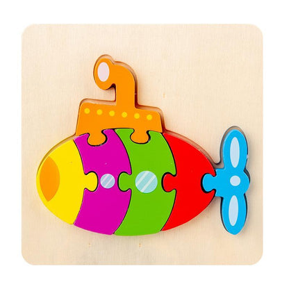 Children's Wooden 3D Puzzle Toy