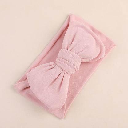Children's DIY Milk Silk Big Bow Headband
