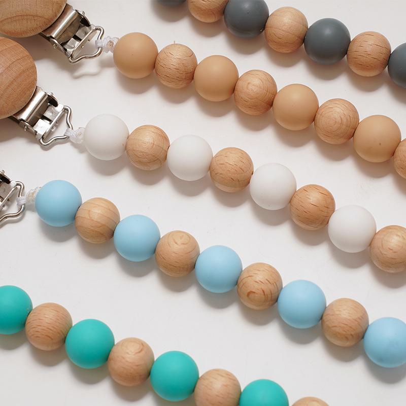 Baby Silicone Nipple Clip Anti-drop Chain Clip