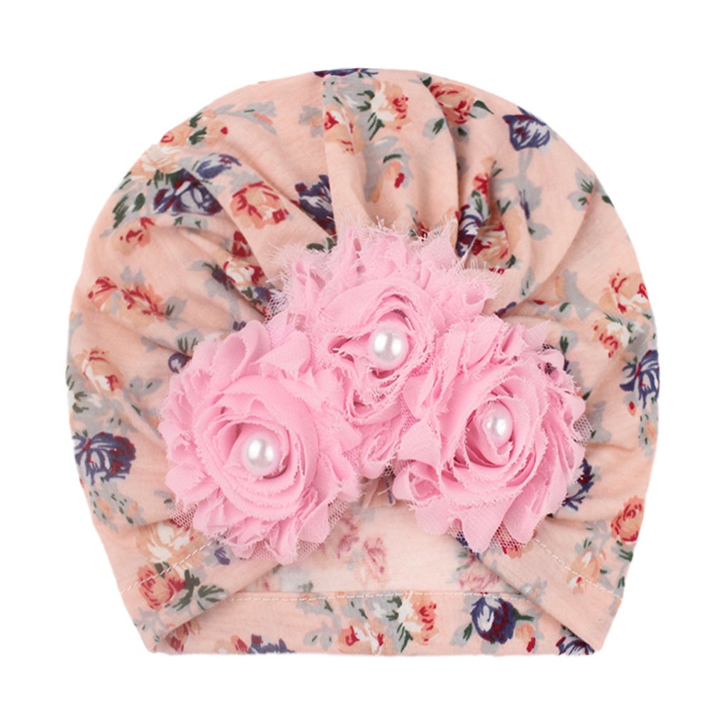 Baby Soft Printed Children's Hat Sunflower  Pullover Hat