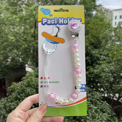 Luminous Nipple Clip Hand-woven Beads Anti-falling Chain