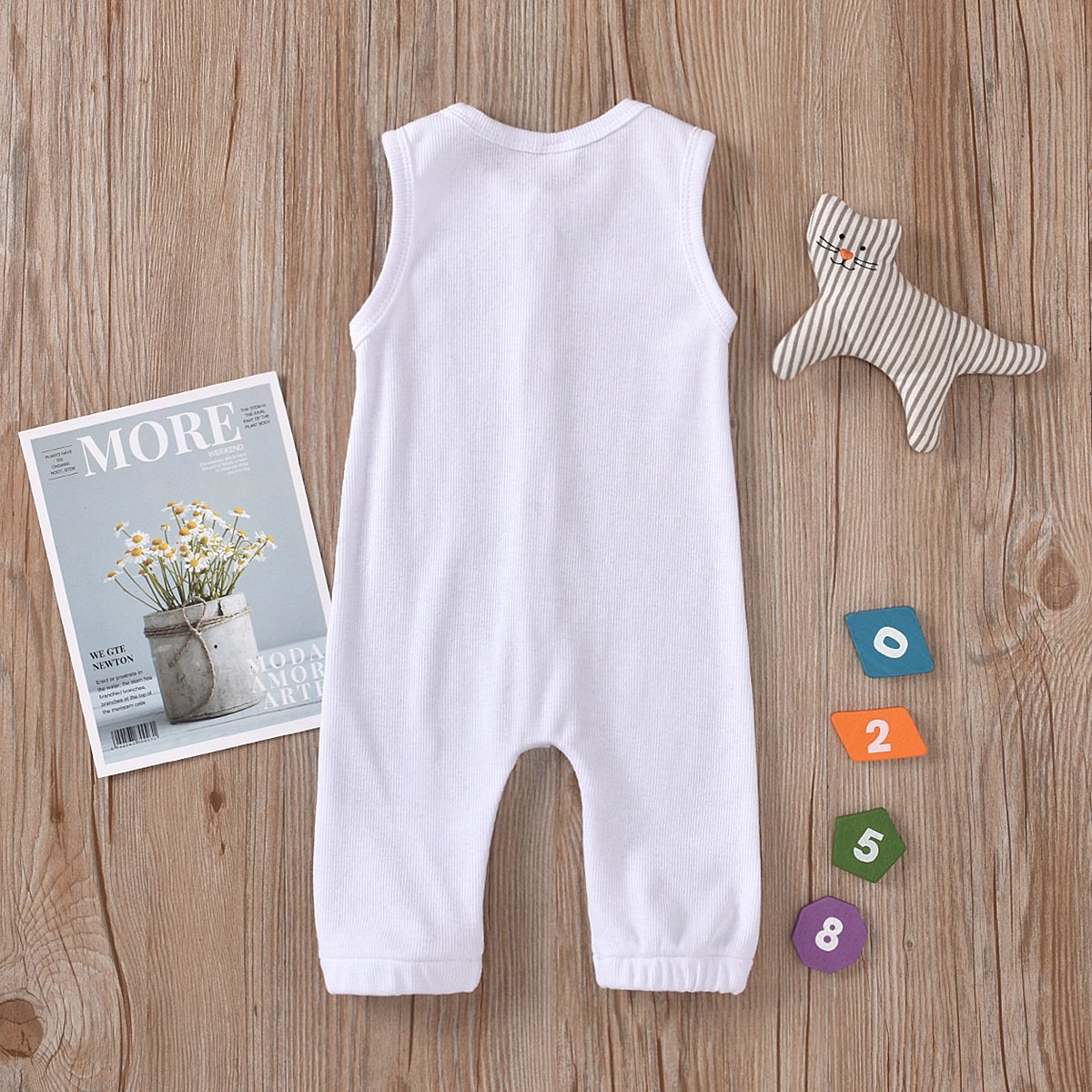 Solid BABY BODYSUIT single breasted