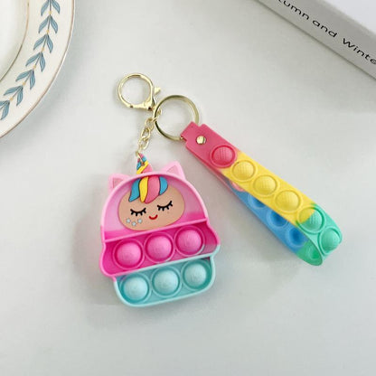 Mini Bag Pendant Keychain Decompression Toy