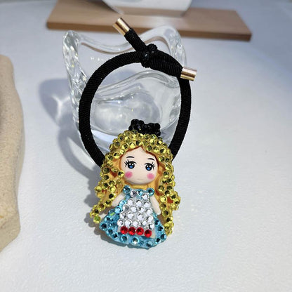 Children's Cute Cartoon Hair Circle Bangle Hair Rope