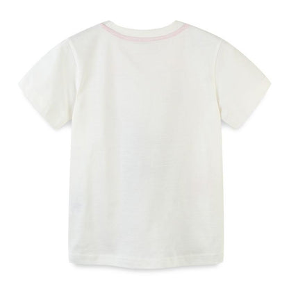 Children's round neck short sleeved T-shirt
