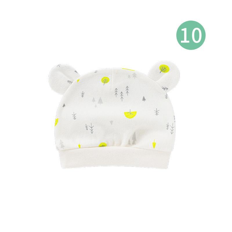 Binaural Printed Hat For Newborn Baby