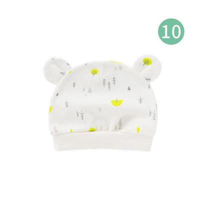Binaural Printed Hat For Newborn Baby