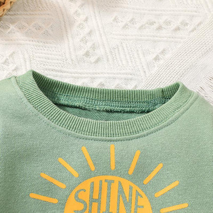 Children's Long Sleeve Crewneck Turtleneck Long Sleeve Tee