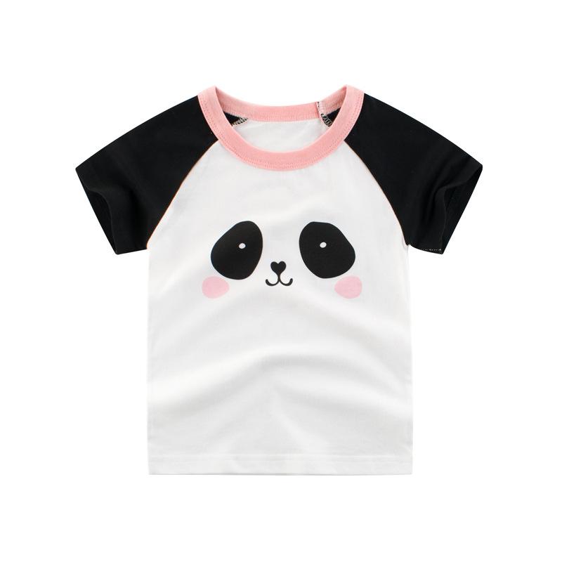 Children's short sleeved T-shirt girls' top