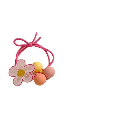 Cartoon Color Graffiti Hair Ring High Elastic Head Rope