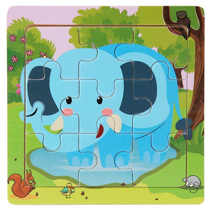 Small Wooden Jigsaw Puzzle for Children
