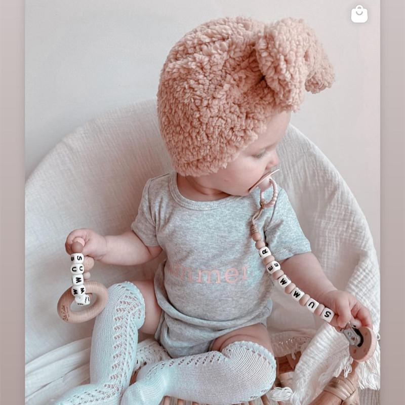 Children's Big Bow Winter Warm Baby Hat