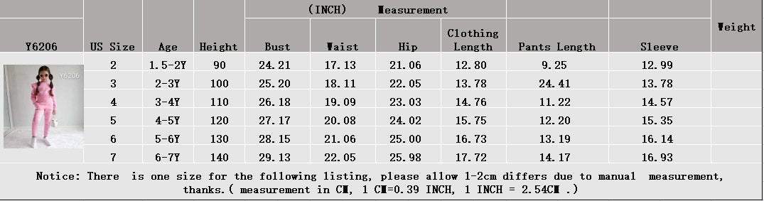 Children's Clothing Casual Long Sleeve Solid Color Sweater Set