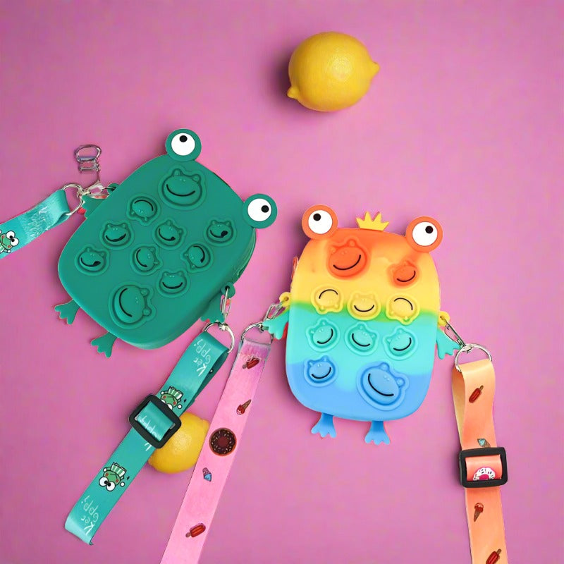 Kid's Coin Purse Press Fingertip Toy