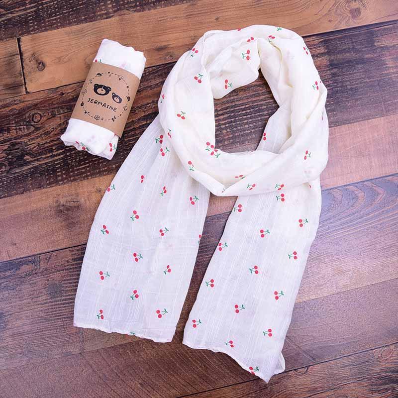 Children's Cotton and Linen Thin Warm Silk Scarf