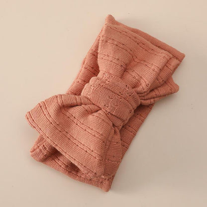 Children's DIY Double Bow Knit Headband