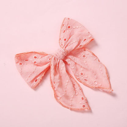 Children's Hollow Embroidered Hairpin
